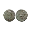 Ancient Roman Imperial Coins - Caligula - Vesta AE As Ancient Roman Imperial Coins - Caligula - Vesta AE As