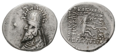Kings of Parthia, Phraates III AR Drachm. Kings of Parthia, Phraates III AR Drachm.