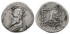 Kings of Parthia, Phraates III AR Drachm. Kings of Parthia, Phraates III AR Drachm.