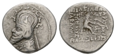 Kings of Parthia, Phraates III AR Drachm. Kings of Parthia, Phraates III AR Drachm.