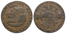 Great Britain. Leek, Staffordshire AE Halfpenny Token. Great Britain. Leek, Staffordshire AE Halfpenny Token.