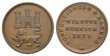 Great Britain. Norwich, Norfolk AE Farthing Token. Great Britain. Norwich, Norfolk AE Farthing Token.