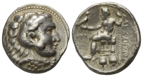 Kingdom of Macedon, Time of Alexander III - Philip III Arrhidaios AR Tetradrachm. Kingdom of Macedon, Time of Alexander III - Philip III Arrhidaios AR Tetradrachm.