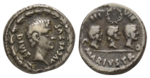 Electrotype of Augustus AR Denarius. Electrotype of Augustus AR Denarius.