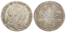 England. Stuart (Orange), William and Mary AR Halfcrown. England. Stuart (Orange), William and Mary AR Halfcrown.