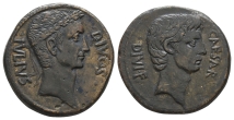 The Triumvirs, Octavian and Divus Julius Caesar AE Sestertius (or Dupondius?). The Triumvirs, Octavian and Divus Julius Caesar AE Sestertius (or Dupondius?).
