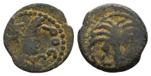 Judaea, Procurators. Marcus Ambibulus AE Prutah. Judaea, Procurators. Marcus Ambibulus AE Prutah.
