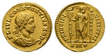 Constantius II, as Caesar AV Solidus. Constantius II, as Caesar AV Solidus.