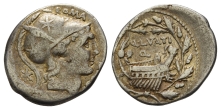 Q. Lutatius Cerco AR Denarius. Q. Lutatius Cerco AR Denarius.