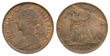 Great Britain. Hanover, Victoria AE Farthing. Great Britain. Hanover, Victoria AE Farthing.