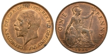 Great Britain. Windsor, George V AE Penny. Great Britain. Windsor, George V AE Penny.