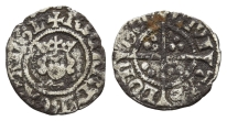 England. Plantagenet, Richard II AR Halfpenny. England. Plantagenet, Richard II AR Halfpenny.
