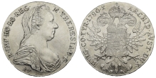 Austria. Holy Roman Empire, Maria Theresia Empress AR Restrike Taler. Austria. Holy Roman Empire, Maria Theresia Empress AR Restrike Taler.