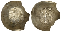 John II Comnenus EL Aspron Trachy. John II Comnenus EL Aspron Trachy.