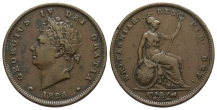 Great Britain. Hanover, George IV AE Farthing. Great Britain. Hanover, George IV AE Farthing.