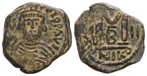 Heraclius AE 40 Nummi or Follis. Heraclius AE 40 Nummi or Follis.
