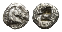 Western Asia Minor, uncertain mint (Kyme?) AR Fraction. Western Asia Minor, uncertain mint (Kyme?) AR Fraction.