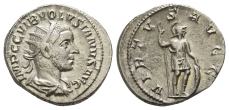 Volusian AR Antoninianus. Volusian AR Antoninianus.