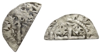 England. Plantagenet, Henry II AR Tealby Cut Halfpenny. England. Plantagenet, Henry II AR Tealby Cut Halfpenny.