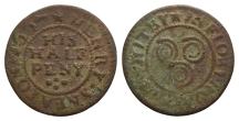 England. Yorkshire, Whitby. Henry Sneaton AE Halfpenny. England. Yorkshire, Whitby. Henry Sneaton AE Halfpenny.