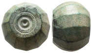 Islamic Barrel-Shaped AE Weight of 20 Dirhams or 2 Uqiya. Islamic Barrel-Shaped AE Weight of 20 Dirhams or 2 Uqiya.