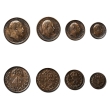 Great Britain. Saxe-Coburg-Gotha, Edward VII AR Maundy Coin Set. Great Britain. Saxe-Coburg-Gotha, Edward VII AR Maundy Coin Set.