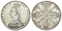 Great Britain. Hanover, Victoria AR Double Florin. Great Britain. Hanover, Victoria AR Double Florin.