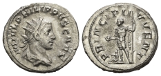 Philip II, as Caesar AR Antoninianus. Philip II, as Caesar AR Antoninianus.