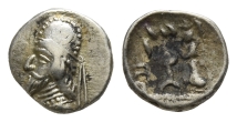 Kingdom of Persis. Darev (Darios) II AR Obol. Kingdom of Persis. Darev (Darios) II AR Obol.