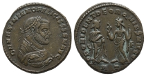 Maximian, as Senior Augustus BI Nummus. Maximian, as Senior Augustus BI Nummus.