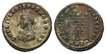 Crispus, as Caesar BI Nummus. Crispus, as Caesar BI Nummus.