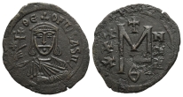 Theophilus AE 40 Nummi or Follis. Theophilus AE 40 Nummi or Follis.