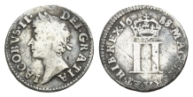 England. Stuart, James II AR Twopence. England. Stuart, James II AR Twopence.