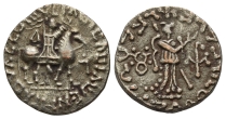 Indo-Scythians. Apracharajas, Vijayamitra BI Tetradrachm. Indo-Scythians. Apracharajas, Vijayamitra BI Tetradrachm.