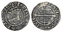 England. Tudor, Henry VIII AR Halfgroat. England. Tudor, Henry VIII AR Halfgroat.