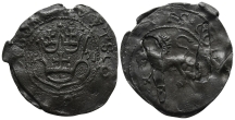 Large Medieval Thames Pewter Double Tax Seal. Large Medieval Thames Pewter Double Tax Seal.