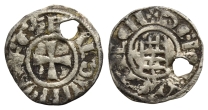 Crusaders. Latin Kingdom of Jerusalem, Baldwin III BI Denier. Crusaders. Latin Kingdom of Jerusalem, Baldwin III BI Denier.