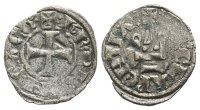 Crusaders, Achaea (Principality). Charles II de Anjou BI Denier Tournois. Crusaders, Achaea (Principality). Charles II de Anjou BI Denier Tournois.