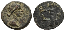 Julia Augusta (Livia) AE Diobol of Alexandria, Egypt. Julia Augusta (Livia) AE Diobol of Alexandria, Egypt.