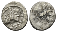 Nabataea, Obodas II, with Hagaru I AR Drachm. Nabataea, Obodas II, with Hagaru I AR Drachm.