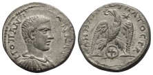 Diadumenian, as Caesar BI Tetradrachm of Gaza, Judaea. Diadumenian, as Caesar BI Tetradrachm of Gaza, Judaea.