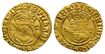 England. Tudor, Henry VIII with Jane Seymour AV Halfcrown. England. Tudor, Henry VIII with Jane Seymour AV Halfcrown.