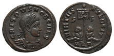 Crispus, as Caesar BI Nummus. Crispus, as Caesar BI Nummus.