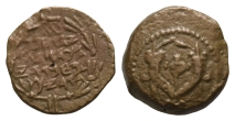 Judaea, John Hyrcanus I AE Prutah. Judaea, John Hyrcanus I AE Prutah.