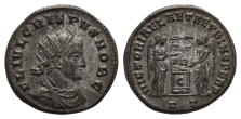 Crispus, as Caesar BI Nummus. Crispus, as Caesar BI Nummus.