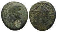 Judaea. Herodians, Herod IV Philip, with Augustus AE 21mm. Judaea. Herodians, Herod IV Philip, with Augustus AE 21mm.