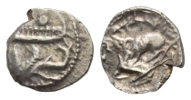 Phoenicia. Byblos AR 1/16 Shekel. Phoenicia. Byblos AR 1/16 Shekel.
