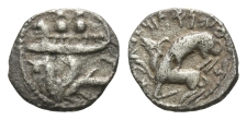 Phoenicia. Byblos, Aynel (Enylos) AR 1/16 Shekel. Phoenicia. Byblos, Aynel (Enylos) AR 1/16 Shekel.