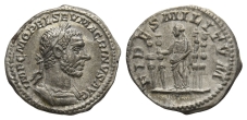 Macrinus AR Denarius. Macrinus AR Denarius.