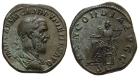 Pupienus AE Sestertius. Pupienus AE Sestertius.